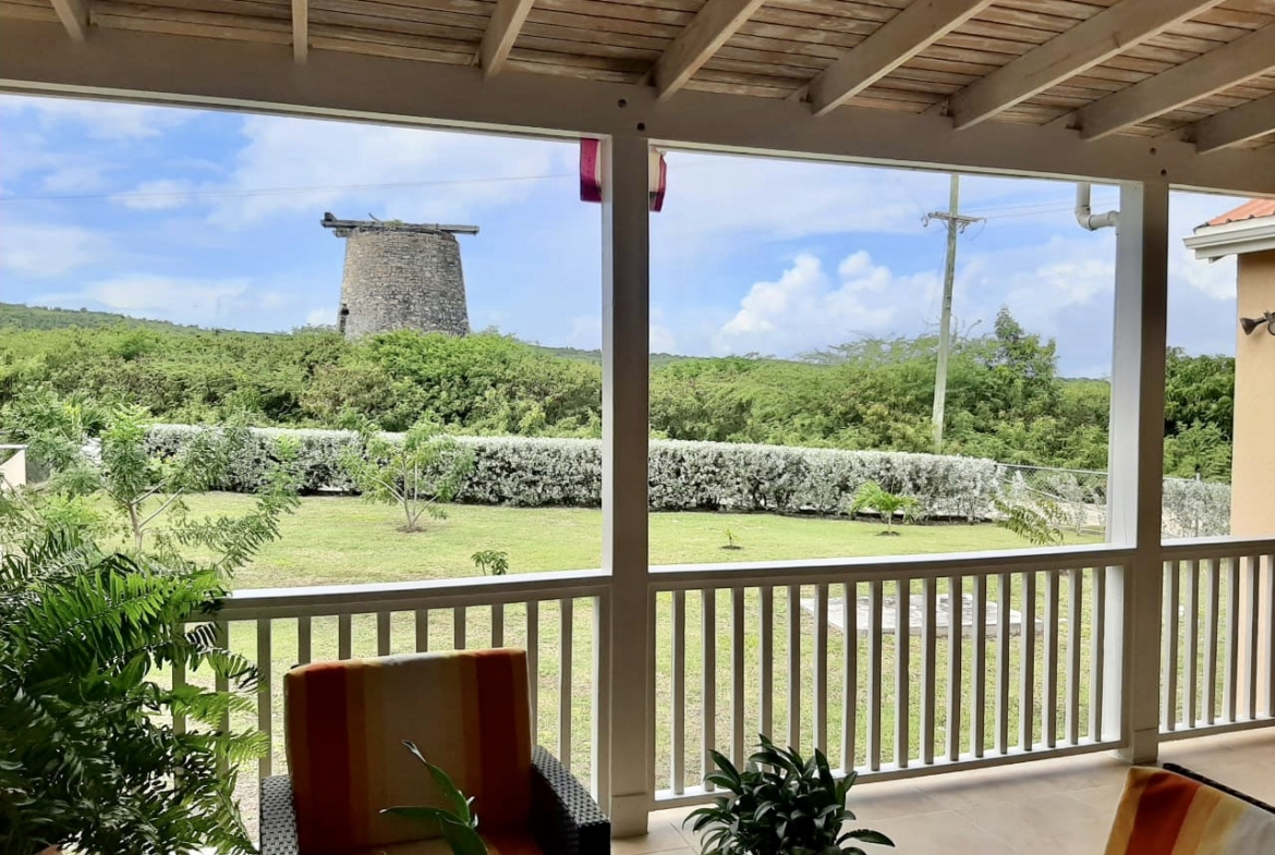 Judges Estate House for Rent in Antigua Balcony