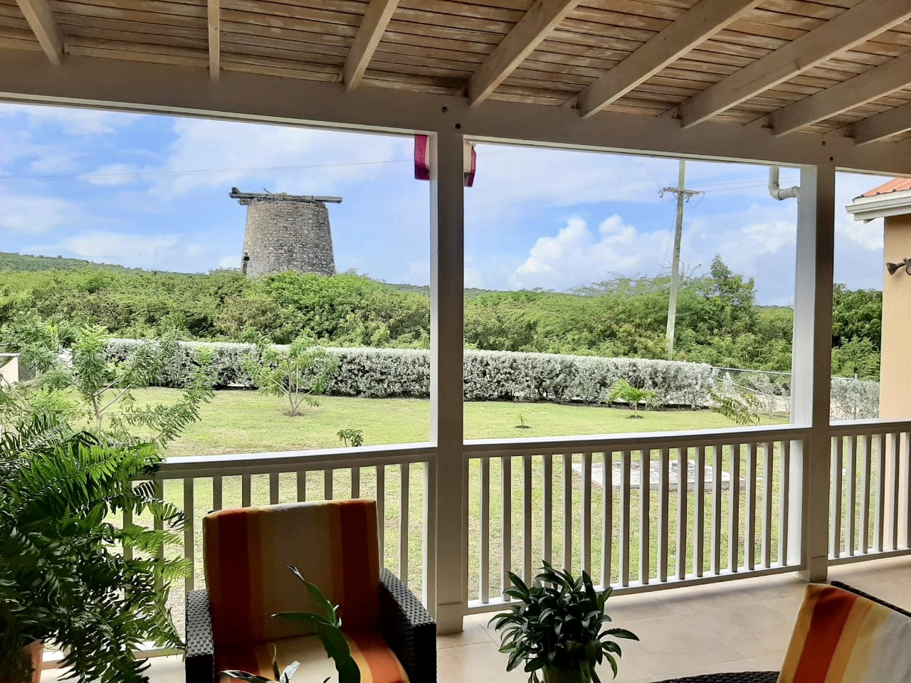 Judges Estate House for Rent in Antigua Balcony