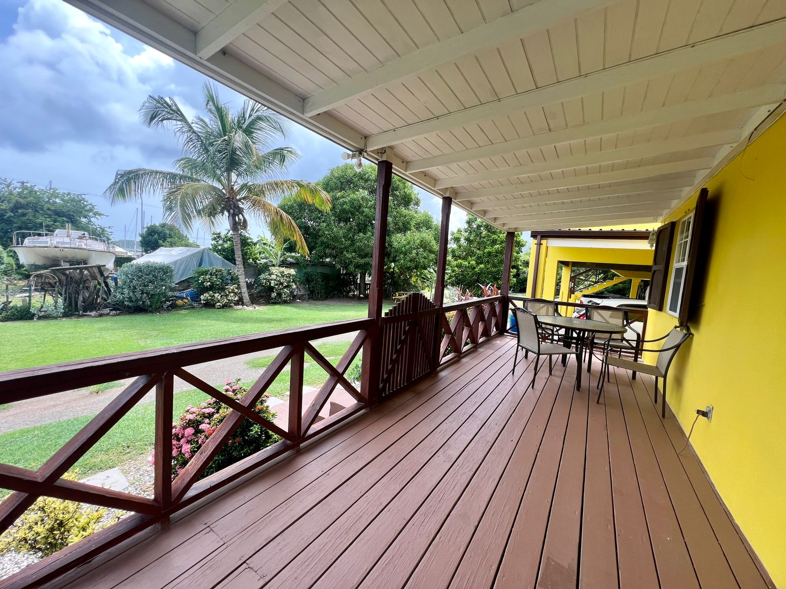 Large outdoor patio perfect for relaxing and entertaining