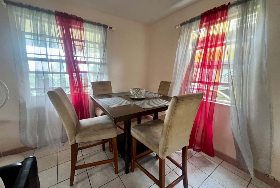 Dining area with an open floor plan for comfortable living