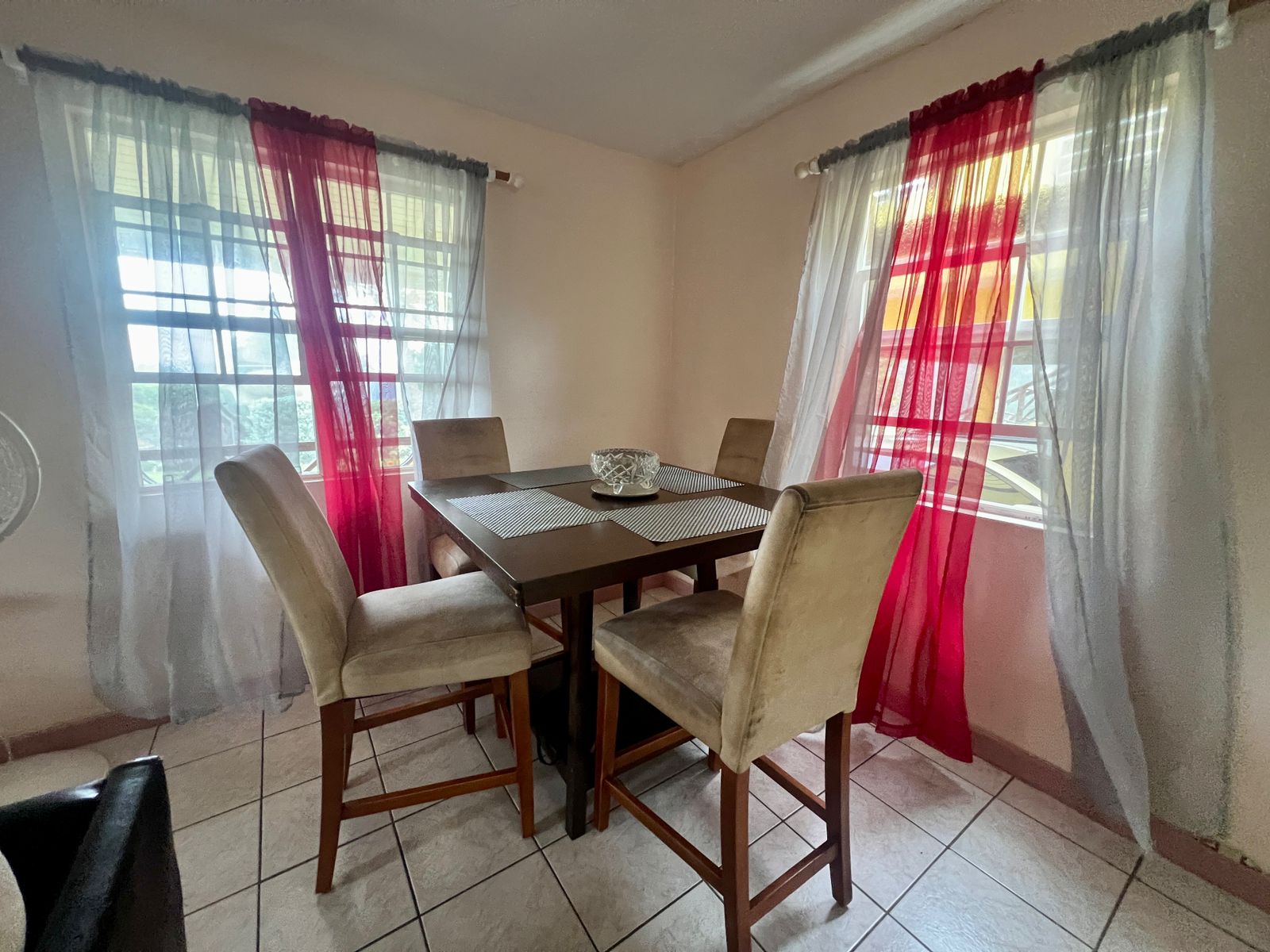 Dining area with an open floor plan for comfortable living